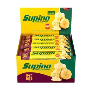 Supino - Banana e Chocolate Branco - Caixa com 20un de 24g