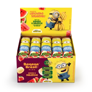 Banana Brasil Kids - Banana e Melancia - Caixa com 20un de 22g