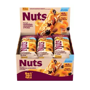 Nuts - Castanhas, Amendoin e Frutas - Caixa com 12un de 25g