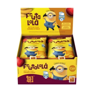 Frutalalá - Banana e Maçã - Caixa com 12un de 22g