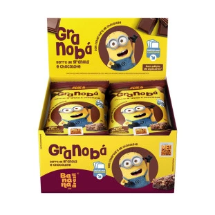 Granobá - Granola e Chocolate - Caixa com 12un de 20g