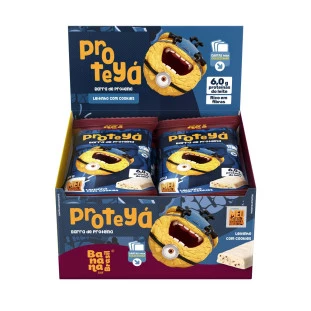 Proteyá - Proteína Leitinho com Cookies - Caixa com 12un de 25g