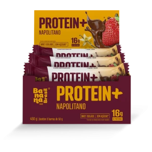 Protein + Napolitano - Caixa com 9un de 50g