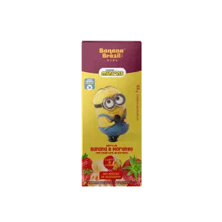 Banana Brasil Kids - Banana e Morango - Caixa com 3un de 22g