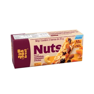 Nuts - Castanhas, Amendoin e Frutas - Caixa com 2un 25g