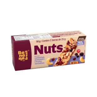 Nuts - Castanhas e Frutas Vermelhas - Caixa com 2un 25g