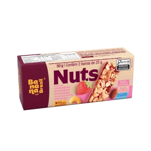 Nuts - Castanhas e Morango - Caixa com 2un de 25g
