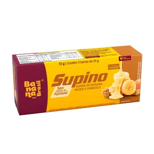 Supino Zero - Banana, Nozes e Damasco - Caixa com 3un de 24g