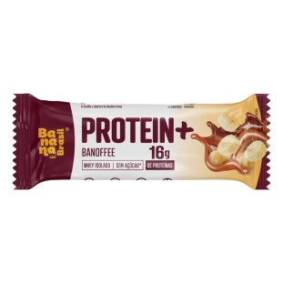 Protein+ Banoffee - Caixa com 9un de 50g