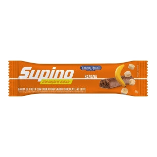 Supino Zero Banana ao Leite caixa com 3un de 24g
