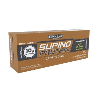 Supino Protein - Cappuccino - Caixa com 3un de 30g