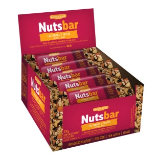 Nutsbar Castanhas e Frutas caixa com 12un de 25g