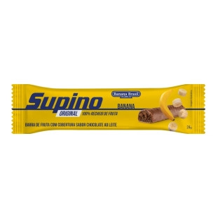Supino Original Banana ao Leite caixa com 3un de 24g