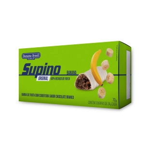 Supino Original - Banana e Chocolate Branco - Caixa com 3un de 24g