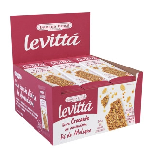 Levittá - Pé de Moleque - Caixa com 24un de 12g