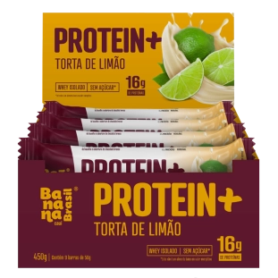 Protein+ Torta de Limão - Caixa com 9un de 50g