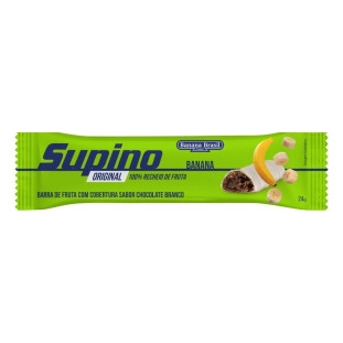 Supino Original - Banana e Chocolate Branco - Caixa com 3un de 24g